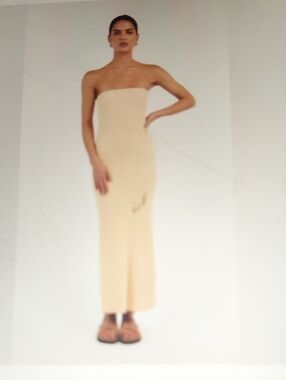 DISSH | Dresses | Dissh Brown Strapless Dress | Poshmark